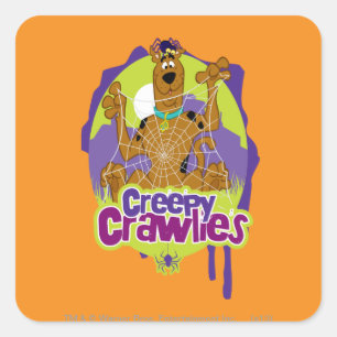 Scooby-Doo気色悪いCrawlies スクエアシール