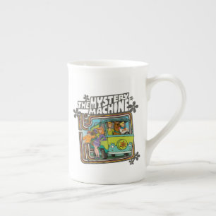 Scooby-Doo の"それにLit"がミステリー機械グラフィックあります ボーンチャイナマグカップ