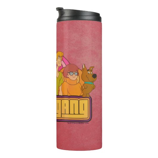 Scooby-Doo |の"素晴しい集団"のレトロの漫画のグラフィック タンブラー (回転右)