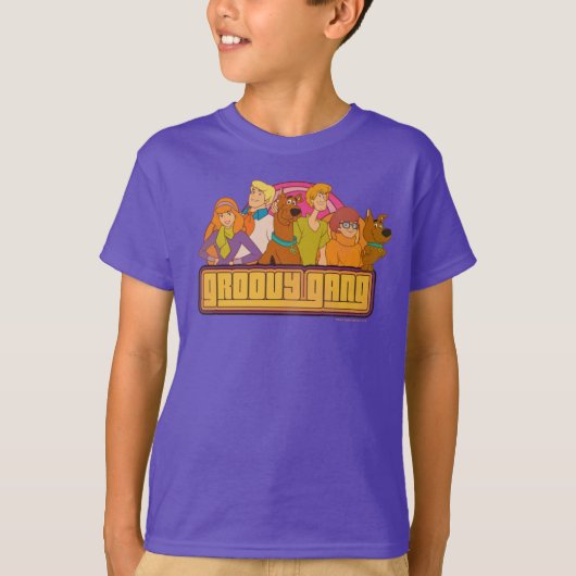 Scooby-Doo |の"素晴しい集団"のレトロの漫画のグラフィック Tシャツ (正面)