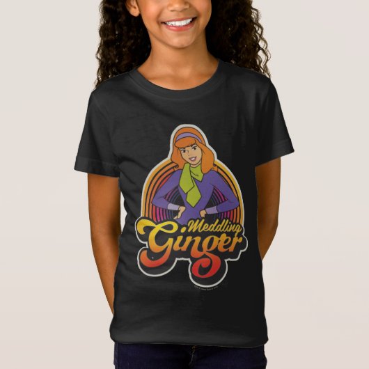 Scooby-Doo | "干渉のショウガ" Daphne Tシャツ (正面)