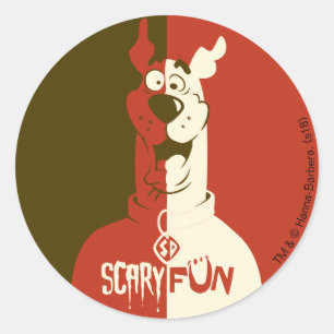 Scooby-Doo "恐いおもしろい" ラウンドシール