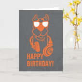 Scooby-Doo "熱狂する"ヘッドフォカッコいいングラフィック カード (黄色い花)