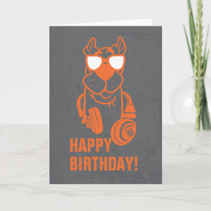 Scooby-Doo "熱狂する"ヘッドフォカッコいいングラフィック カード