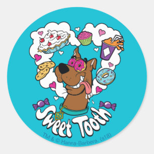 Scooby-Doo "甘党" ラウンドシール