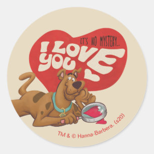 Scooby-Doo – 謎にはならない…愛してるわ ラウンドシール