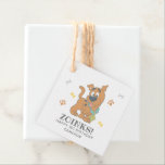 Scooby-Doo 1st Birthday フェイバータグ<br><div class="desc">Thank all you family and friends for coming to your child's 1st Birthday with these sweet Scooby-Doo Thank You gift tags! Personalize by adding a custom message.</div>