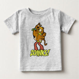 Scooby-Doo and Shaggy Zoinks! ベビーTシャツ