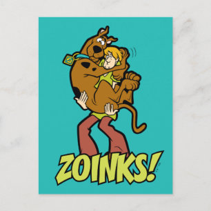 Scooby-Doo and Shaggy Zoinks! ポストカード