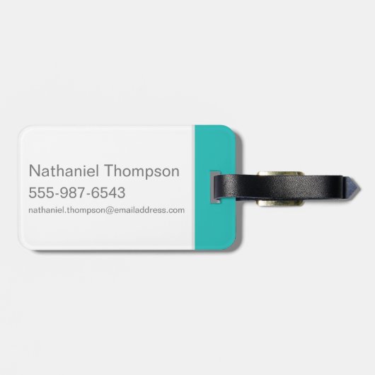 Scooby-Doo and Shaggy Zoinks! ラゲッジタグ (裏面横)