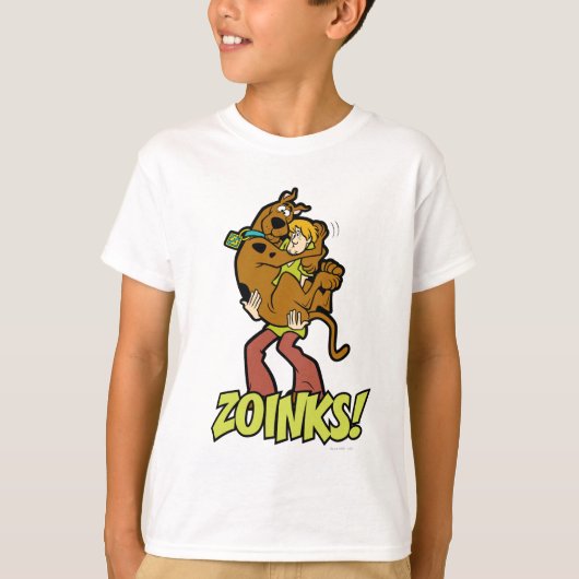 Scooby-Doo and Shaggy Zoinks! Tシャツ (正面)