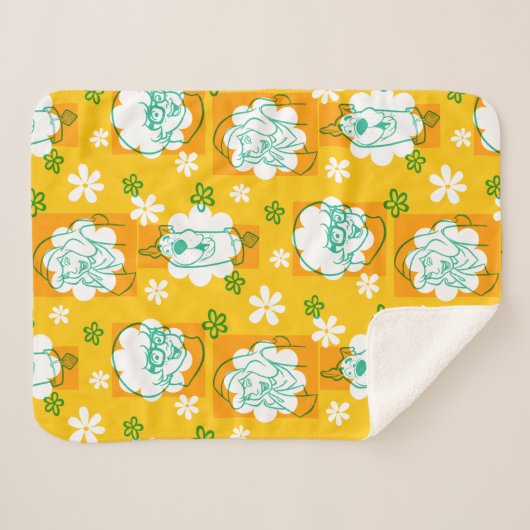 Scooby-Doo | Character Floral Pattern シェルパブランケット (正面(横))