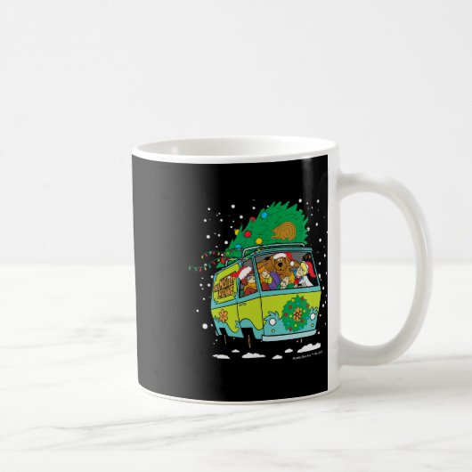 Scooby Doo Christmas Mystery Machine  コーヒーマグカップ (右)