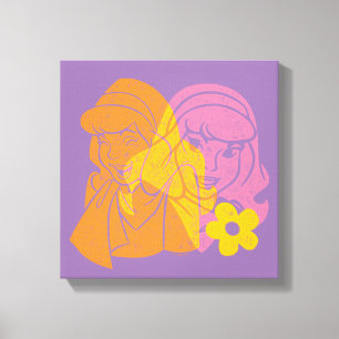 Scooby-Doo   Daphne Flower Portrait キャンバスプリント