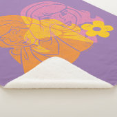 Scooby-Doo | Daphne Flower Portrait シェルパブランケット (3/4)