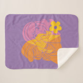 Scooby-Doo | Daphne Flower Portrait シェルパブランケット (正面(横))