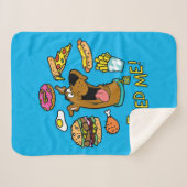 Scooby-Doo Feed Me! シェルパブランケット (正面(横))