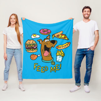 Scooby-Doo Feed Me! フリースブランケット