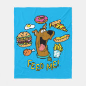 Scooby-Doo Feed Me! フリースブランケット (正面)
