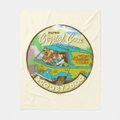 Scooby-Doo | Gang Driving Through "Crystal Cove" フリースブランケット (正面)
