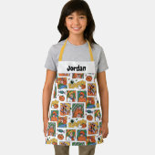 Scooby-Doo Halloween Photos Pattern エプロン (インサイチュ)