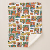 Scooby-Doo Halloween Photos Pattern シェルパブランケット (正面)