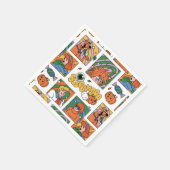 Scooby-Doo Halloween Photos Pattern スタンダードカクテルナプキン