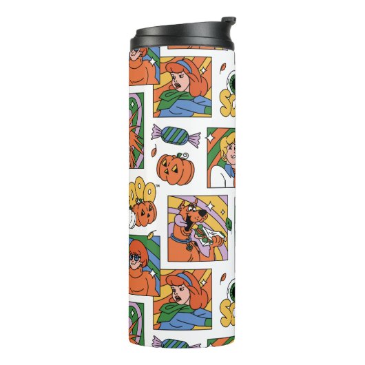 Scooby-Doo Halloween Photos Pattern タンブラー (回転左)