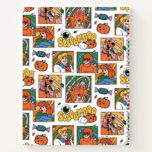 Scooby-Doo Halloween Photos Pattern ノートブック (裏面)