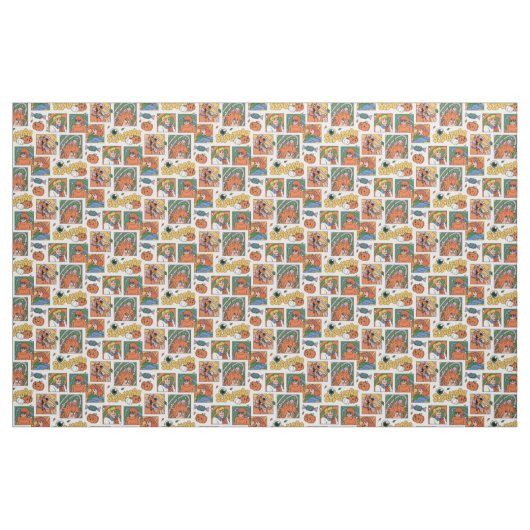 Scooby-Doo Halloween Photos Pattern ファブリック (ヤード)