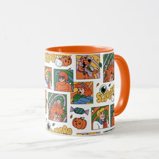Scooby-Doo Halloween Photos Pattern マグカップ (正面右)