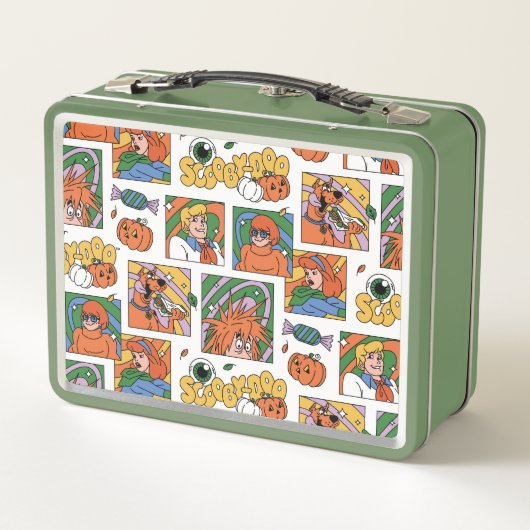 Scooby-Doo Halloween Photos Pattern メタルランチボックス (裏面)
