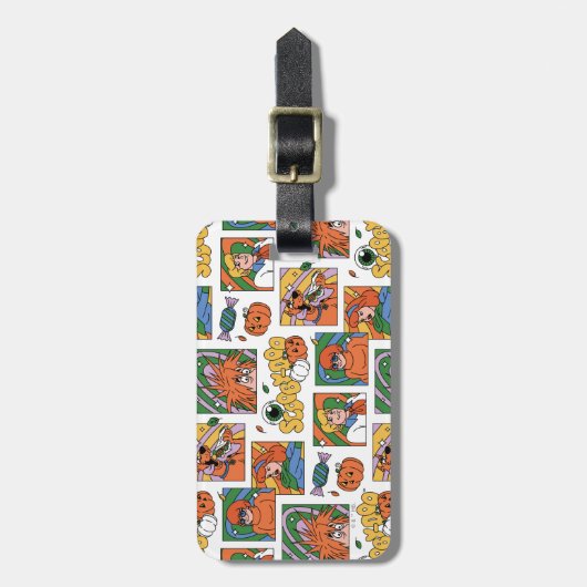 Scooby-Doo Halloween Photos Pattern ラゲッジタグ (正面縦)