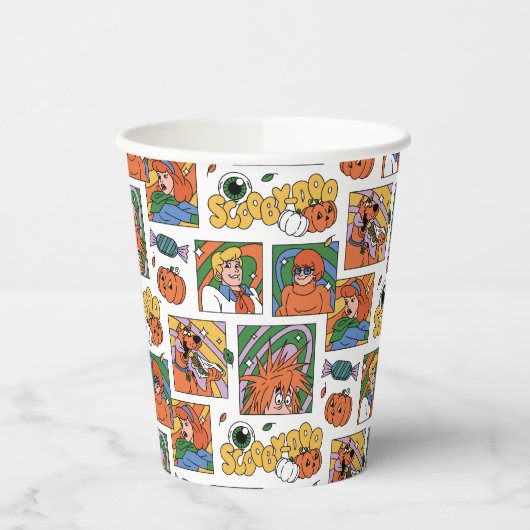 Scooby-Doo Halloween Photos Pattern 紙コップ (左)