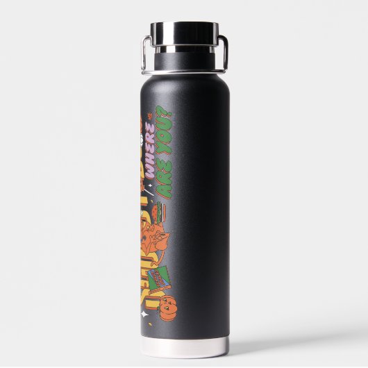 Scooby-Doo Halloween Snack Logo ウォーターボトル (背面)