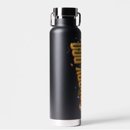 Scooby-Doo Halloween Snack Logo ウォーターボトル (正面)