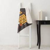 Scooby-Doo Halloween Snack Logo シェルパブランケット (インサイチュ)