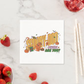 Scooby-Doo Halloween Snack Logo スタンダードカクテルナプキン (インサイチュ)
