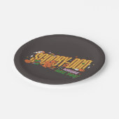Scooby-Doo Halloween Snack Logo ペーパープレート (アングル)