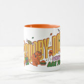 Scooby-Doo Halloween Snack Logo マグカップ (中央)