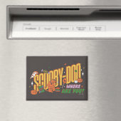 Scooby-Doo Halloween Snack Logo マグネット (インサイチュ (食洗機))