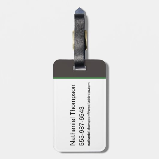 Scooby-Doo Halloween Snack Logo ラゲッジタグ (裏面縦)