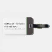 Scooby-Doo Halloween Snack Logo ラゲッジタグ (裏面横)