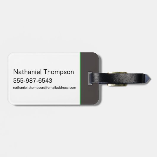 Scooby-Doo Halloween Snack Logo ラゲッジタグ (裏面横)