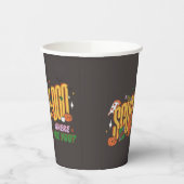 Scooby-Doo Halloween Snack Logo 紙コップ (左)