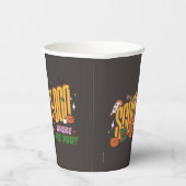 Scooby-Doo Halloween Snack Logo 紙コップ (右)