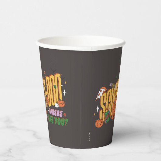 Scooby-Doo Halloween Snack Logo 紙コップ (右)