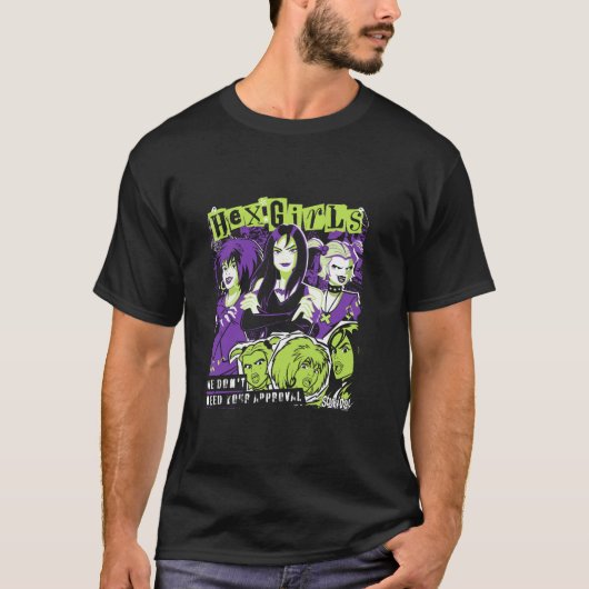 Scooby Doo Hex GIRLS 私たちの承認は必要ありません R Tシャツ (正面)
