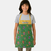 Scooby-Doo Holiday Snack Lights Pattern エプロン (インサイチュ)