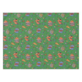 Scooby-Doo Holiday Snack Lights Pattern テーブルクロス (正面(横))